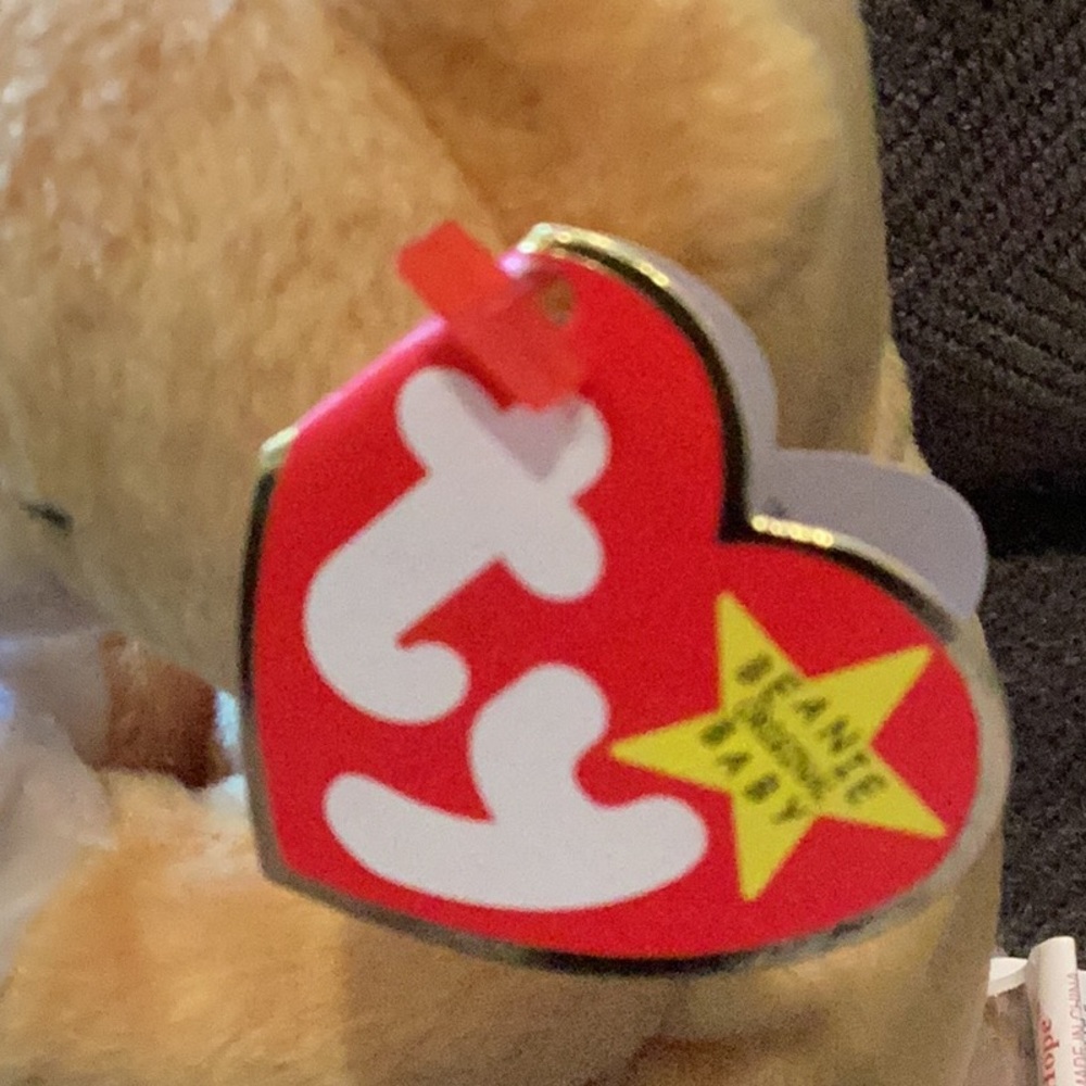 Ty HOPE Bear Beanie Baby Vintage Plush - Picture 2 of 8